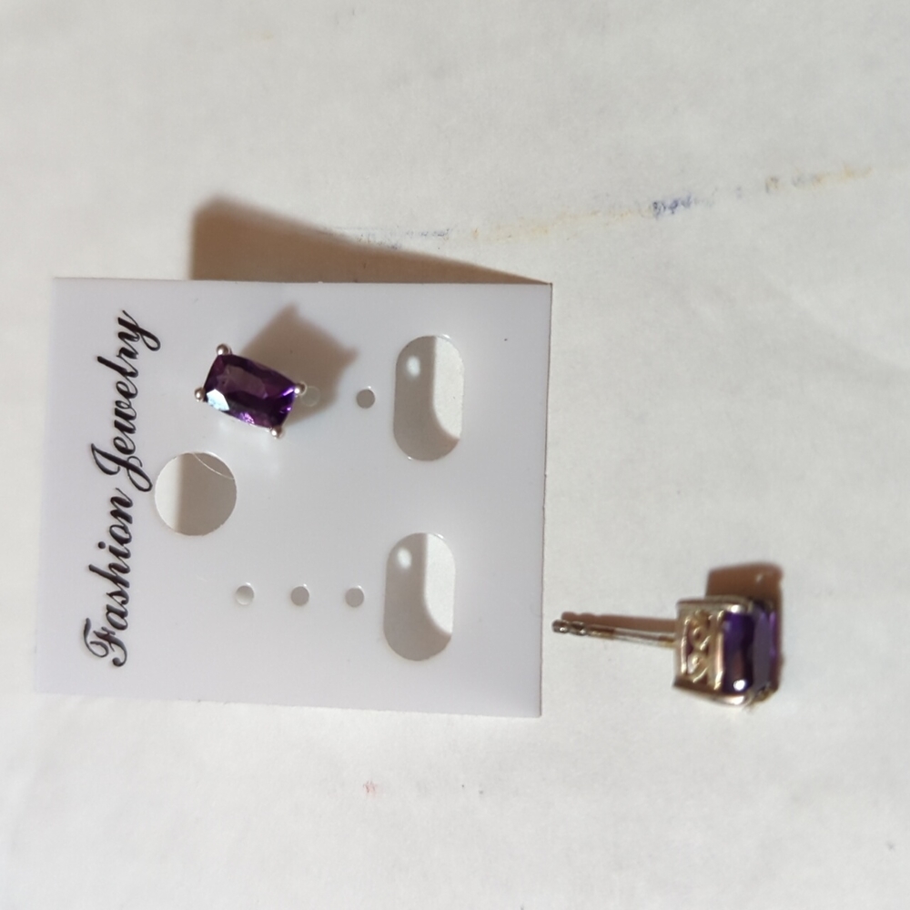 Amethyst Studs - image 1